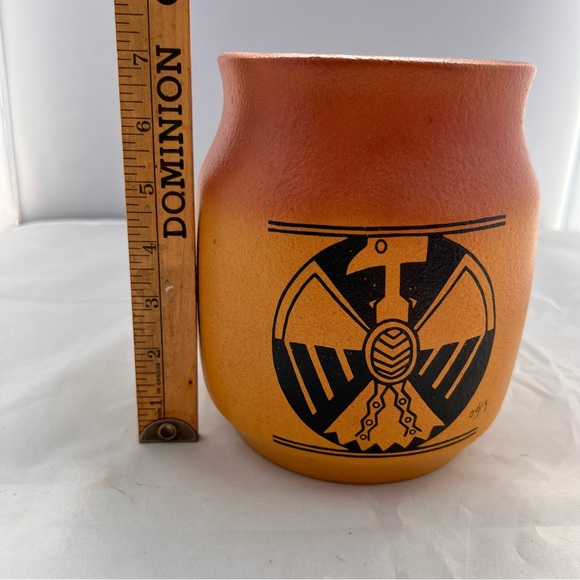 Vintage Daphne Odjig Blue Mountain Pottery Native Artist  Canada Aboriginal - Picture 13 of 14